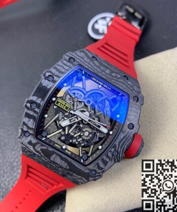 Richard Mille Watches RM35-02 V3 Red Rubber Strap ZF Factory