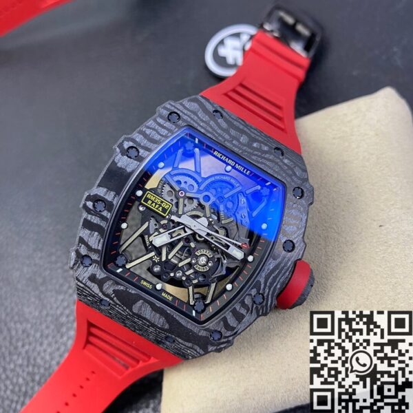 Richard Mille Watches RM35-02 V3 Red Rubber Strap ZF Factory