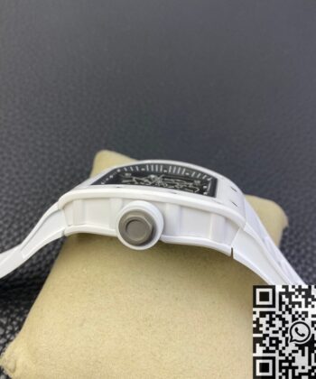 Cheapest Richard Mille RM055 White Ceramic Watch ZF Factory