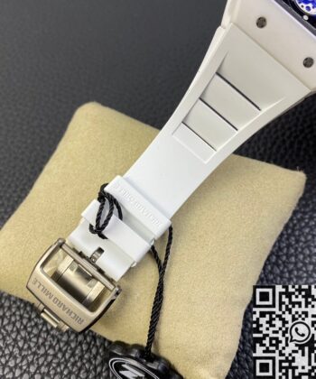 Cheapest Richard Mille RM055 White Ceramic Watch ZF Factory