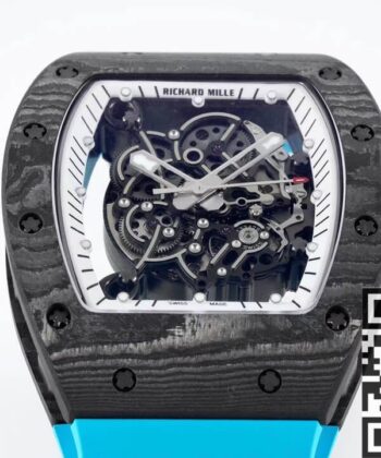 Fake Richard Mille RM055 Carbon Fibre Watch ZF Factory