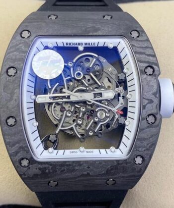 Richard Mille Replica RM055 Black Rubber Strap ZF Factory
