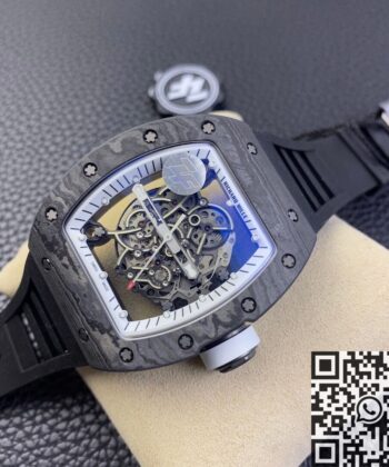 Richard Mille Replica RM055 Black Rubber Strap ZF Factory