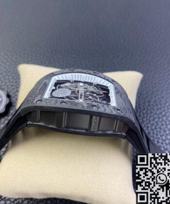 Richard Mille Replica RM055 Black Rubber Strap ZF Factory