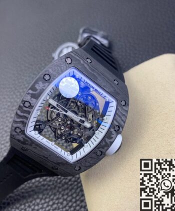 Richard Mille Replica RM055 Black Rubber Strap ZF Factory