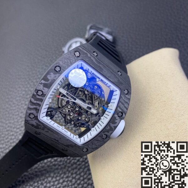 Richard Mille Replica RM055 Black Rubber Strap ZF Factory