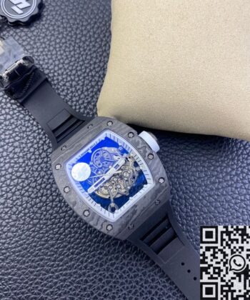 Richard Mille Replica RM055 Black Rubber Strap ZF Factory