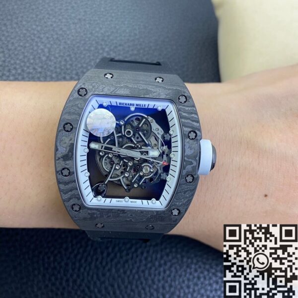 Richard Mille Replica RM055 Black Rubber Strap ZF Factory