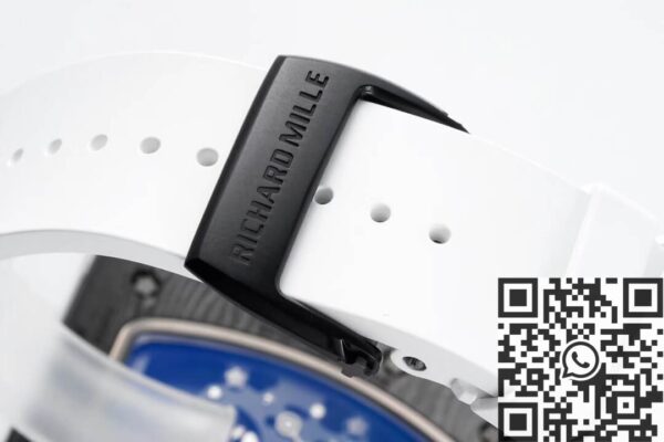 Richard Mille Men's Watches RM055 White Rubber Strap ZF