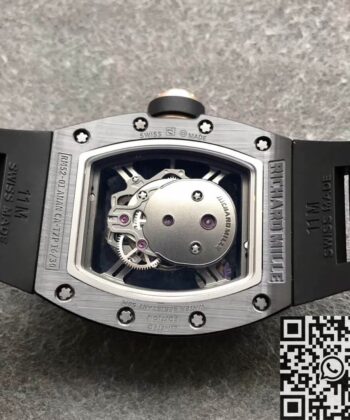 Richard Mille Cheapest Watch RM052-01 Black Ceramic Skull Dial