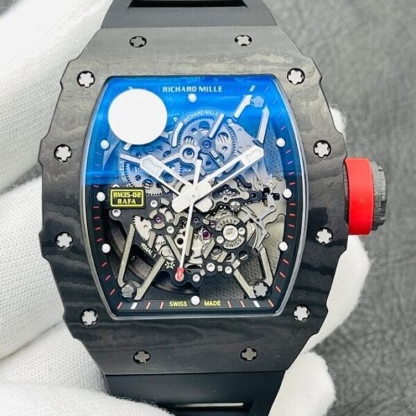 Richard Mille Timepiece RM35-02 V3 Black Rubber Strap Watch