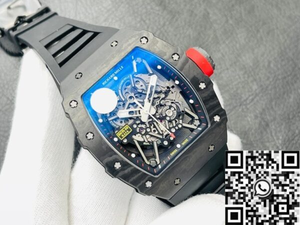 Richard Mille Timepiece RM35-02 V3 Black Rubber Strap Watch