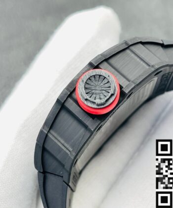Richard Mille Timepiece RM35-02 V3 Black Rubber Strap Watch