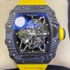 Replica Richard Mille Watch​ RM35-02 V3 Yellow Rubber Strap ZF