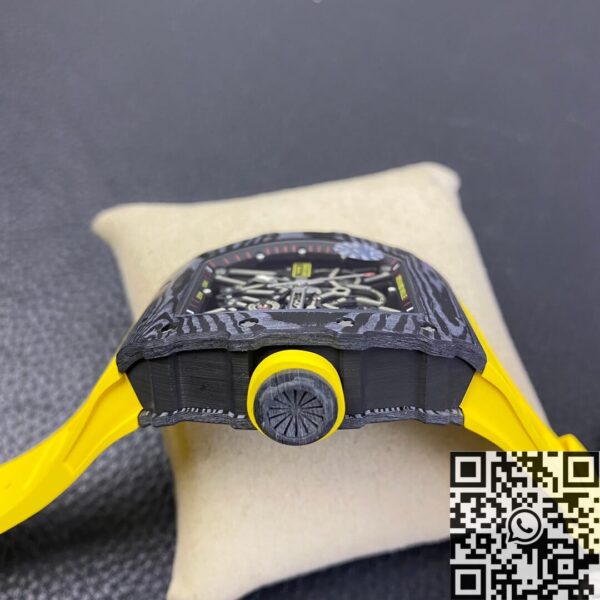 Replica Richard Mille Watch​ RM35-02 V3 Yellow Rubber Strap ZF