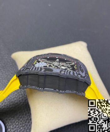 Replica Richard Mille Watch​ RM35-02 V3 Yellow Rubber Strap ZF