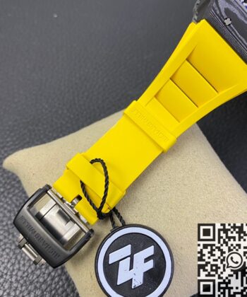 Replica Richard Mille Watch​ RM35-02 V3 Yellow Rubber Strap ZF