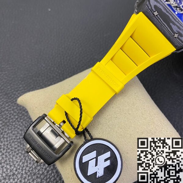 Replica Richard Mille Watch​ RM35-02 V3 Yellow Rubber Strap ZF