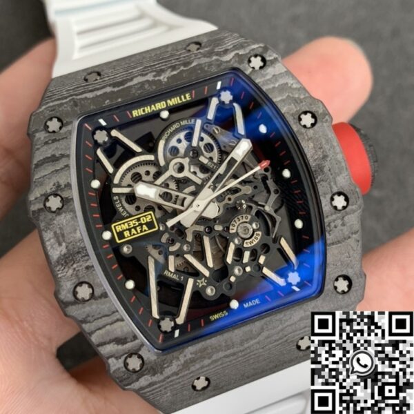 Richard Mille Person RM35-02 White Strap Watch ZF Factory