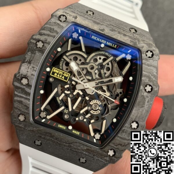Richard Mille Person RM35-02 White Strap Watch ZF Factory