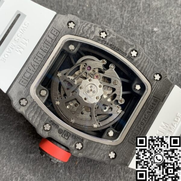Richard Mille Person RM35-02 White Strap Watch ZF Factory