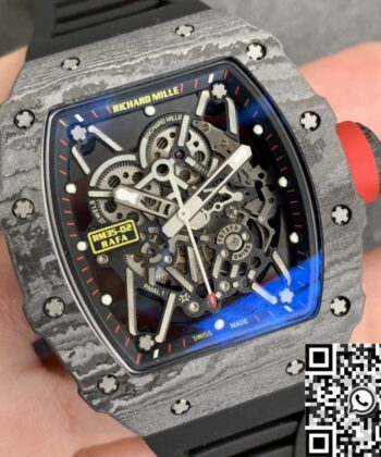 Fake Richard Mille Watch RM35-02 Carbon Fiber Case ZF Factory