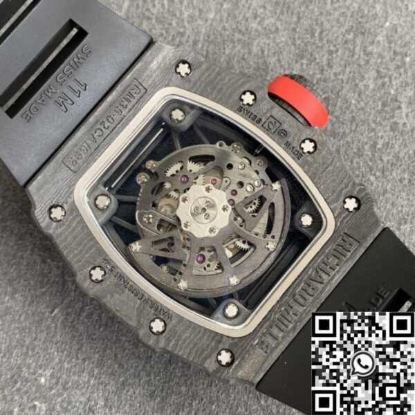 Fake Richard Mille Watch RM35-02 Carbon Fiber Case ZF Factory