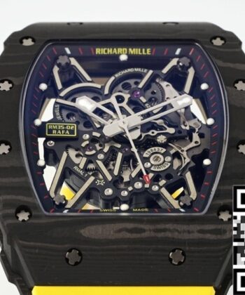 Richard Mille Imitation Watches RM35-02 Yellow Strap ZF Factory