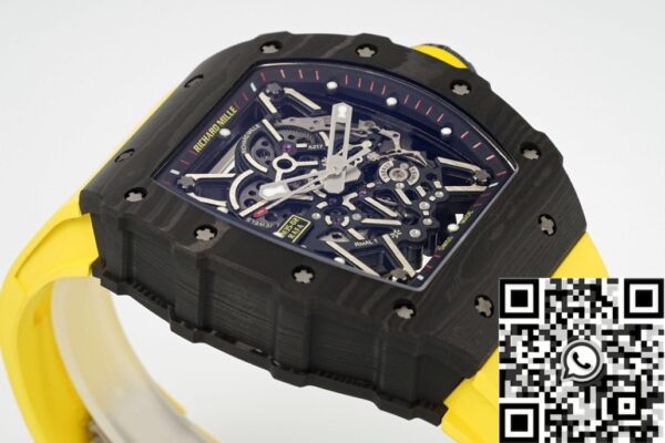 Richard Mille Imitation Watches RM35-02 Yellow Strap ZF Factory