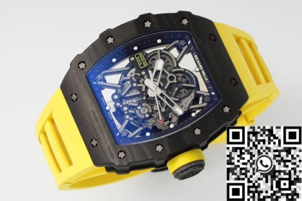 Richard Mille Imitation Watches RM35-02 Yellow Strap ZF Factory
