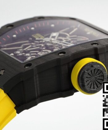 Richard Mille Imitation Watches RM35-02 Yellow Strap ZF Factory