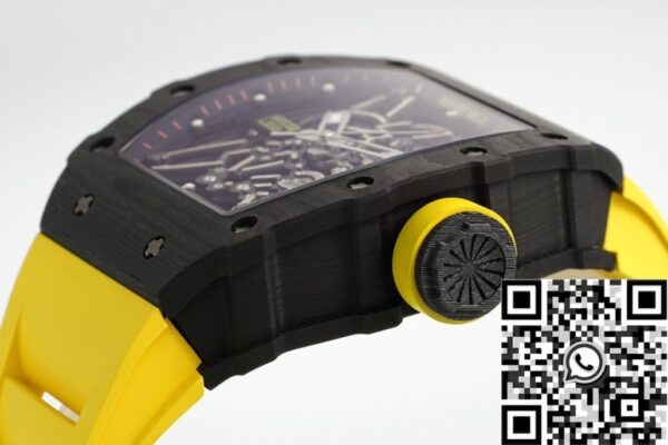Richard Mille Imitation Watches RM35-02 Yellow Strap ZF Factory