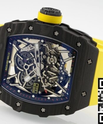 Richard Mille Imitation Watches RM35-02 Yellow Strap ZF Factory