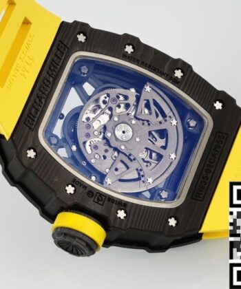 Richard Mille Imitation Watches RM35-02 Yellow Strap ZF Factory