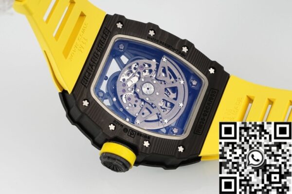 Richard Mille Imitation Watches RM35-02 Yellow Strap ZF Factory