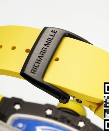 Richard Mille Imitation Watches RM35-02 Yellow Strap ZF Factory