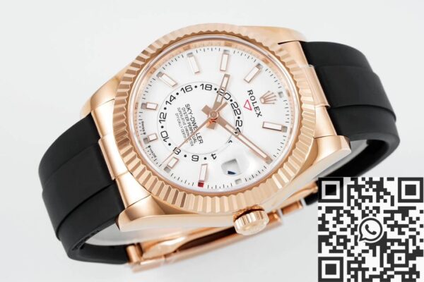 Rolex Watch Sky Dweller​ M326235-0004 Rose Gold Bezel White