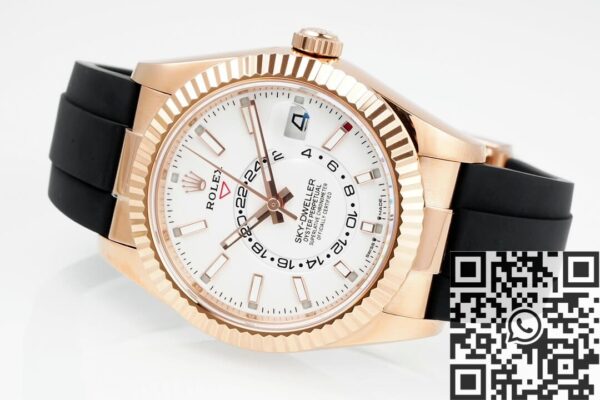 Rolex Watch Sky Dweller​ M326235-0004 Rose Gold Bezel White