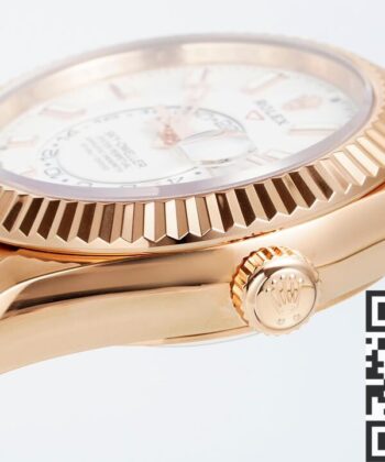 Rolex Watch Sky Dweller​ M326235-0004 Rose Gold Bezel White