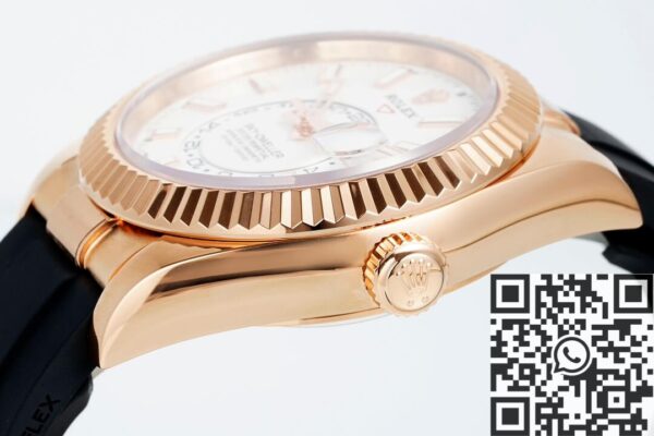 Rolex Watch Sky Dweller​ M326235-0004 Rose Gold Bezel White