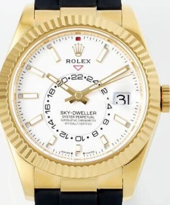 Rolex Sky Dweller Cost M336238-0003 Gold Watch Case White