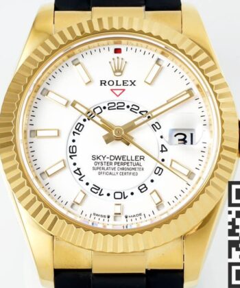Rolex Sky Dweller Cost M336238-0003 Gold Watch Case White