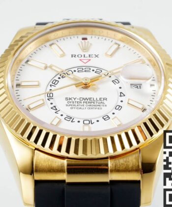 Rolex Sky Dweller Cost M336238-0003 Gold Watch Case White