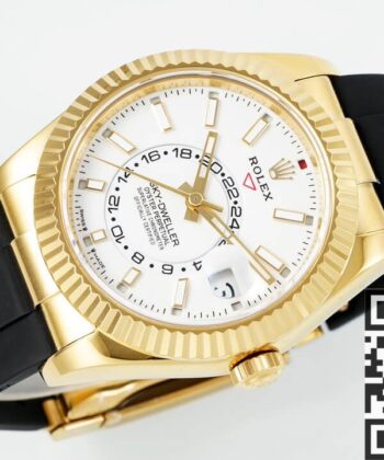 Rolex Sky Dweller Cost M336238-0003 Gold Watch Case White