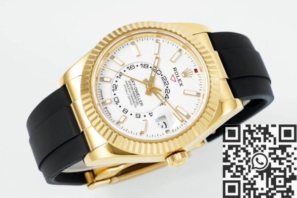 Rolex Sky Dweller Cost M336238-0003 Gold Watch Case White