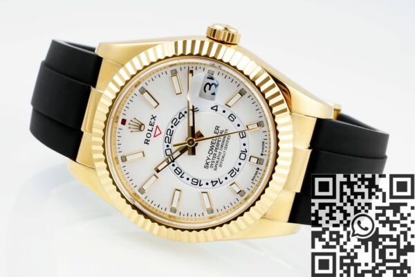 Rolex Sky Dweller Cost M336238-0003 Gold Watch Case White