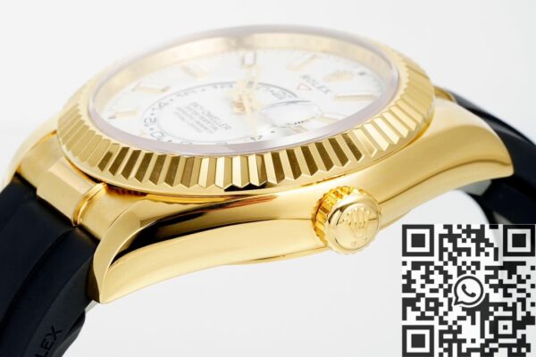 Rolex Sky Dweller Cost M336238-0003 Gold Watch Case White