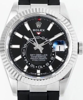 Rolex Sky Dweller Black M336239-0002 Black Dial Watch ZF