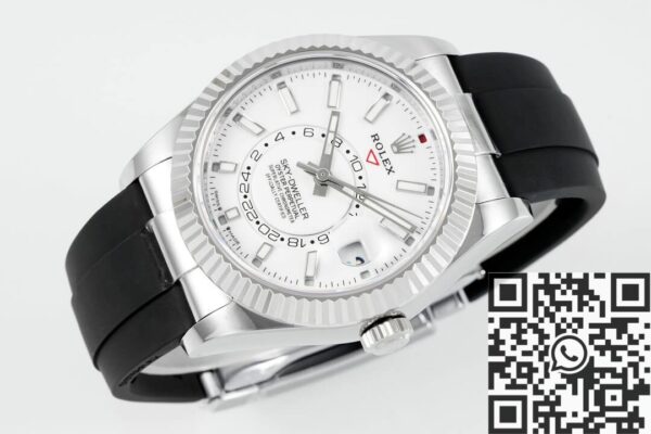 Rolex Sky Dweller Replica M336239-0003 White Dial Watch ZF