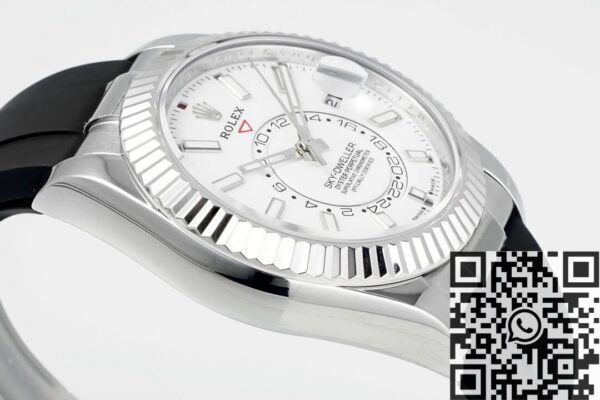 Rolex Sky Dweller Replica M336239-0003 White Dial Watch ZF
